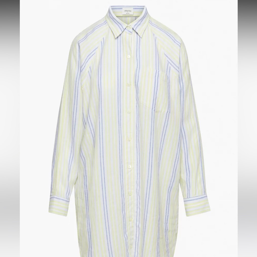 NWOT WILFRED FREE Boyfriend Linen Dress